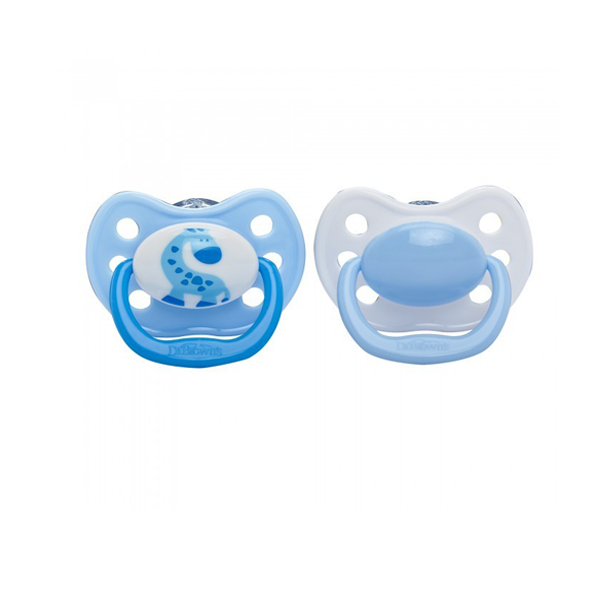 Dr.Brown 971 Pacifier with Handle 6-12m - Blue