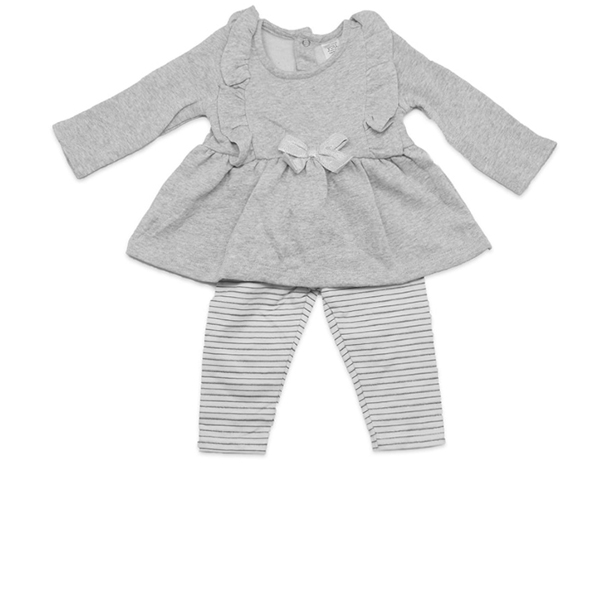 Carters Pants Stripe Set 2in1 in Grey