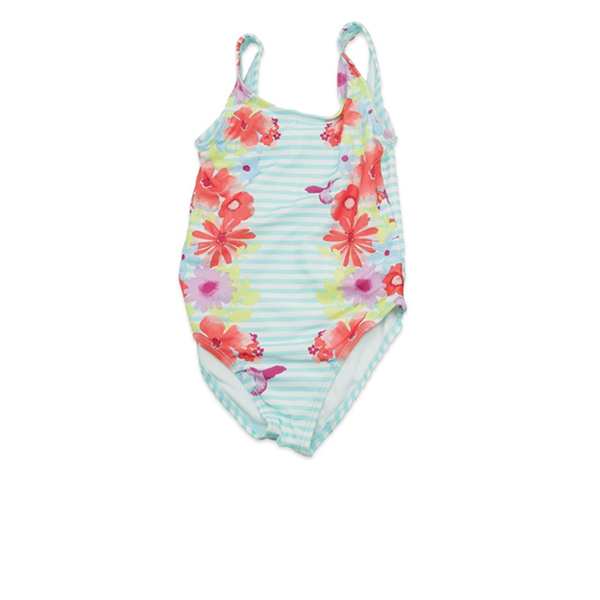 Gymboree Flower Swimsuit in Stripe