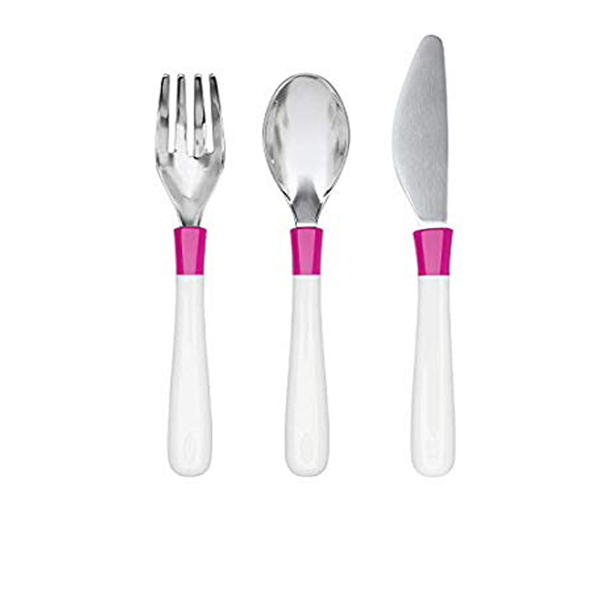 OXO Tot Cutlery Set For Big Kids - Pink