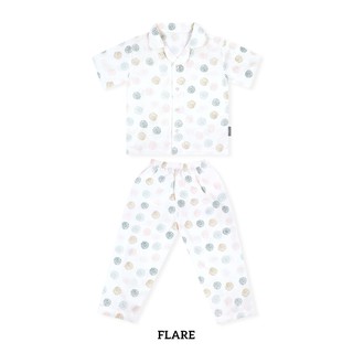 Little Palmerhaus Printed Pajamas Short Sleeve 4years - Flare