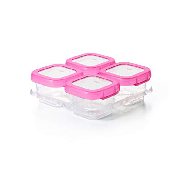 OXO Tot Baby Blocks Freezer Storage 4oz - Pink