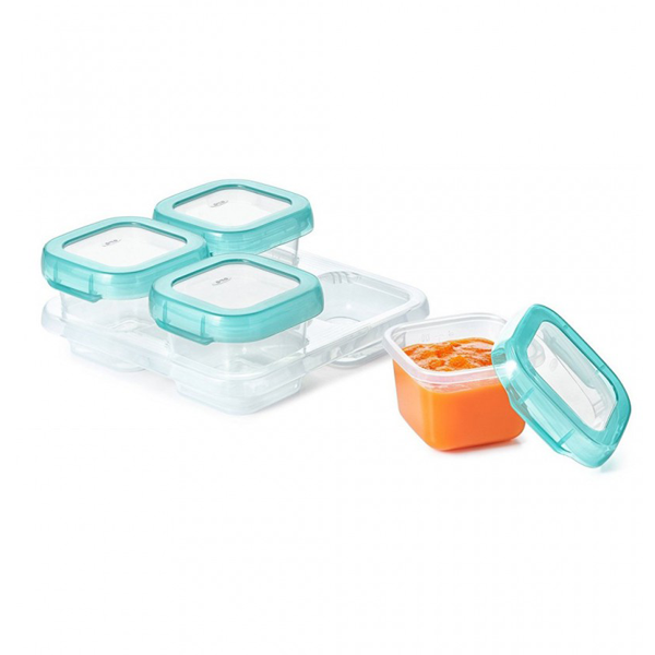 OXO Tot Baby Blocks Freezer Storage 4oz - Aqua