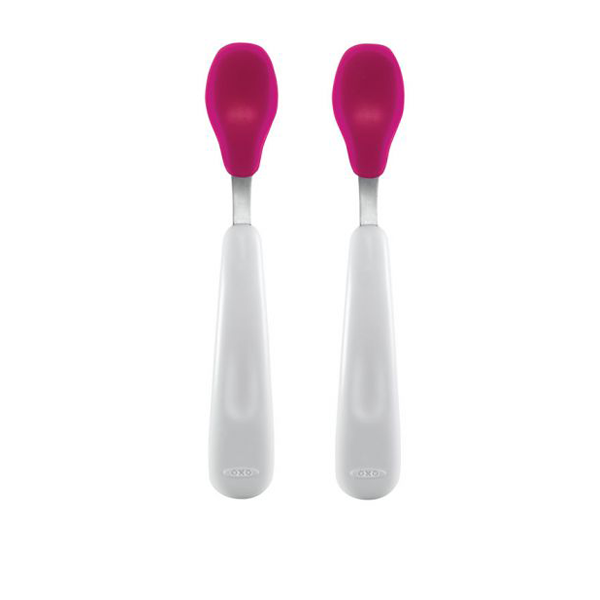 OXO Tot Feeding Spoon Set Pink