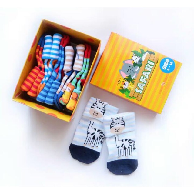 Happy Baby Socks - Safari 6-12m