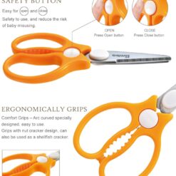 Simba Baby Food Scissors - Orange