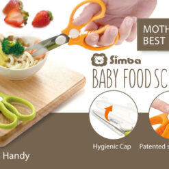 Simba Baby Food Scissors - Orange