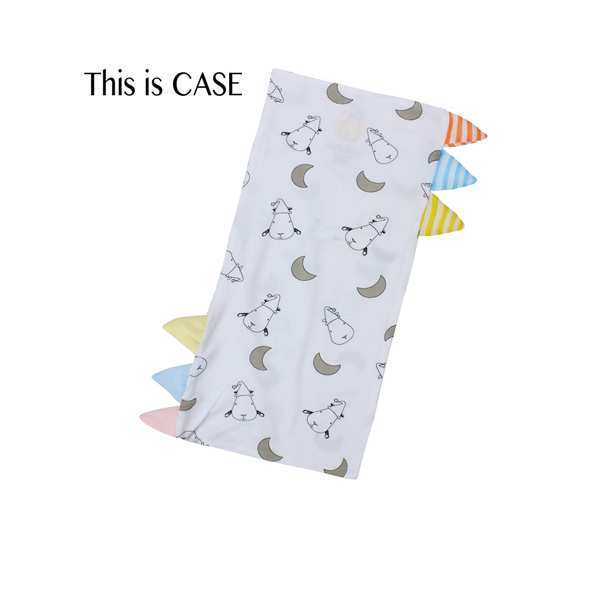 Baa Baa Sheepz Medium Buddy Case - Moon White