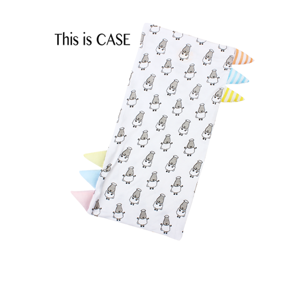 Baa Baa Sheepz Medium Buddy Case - White