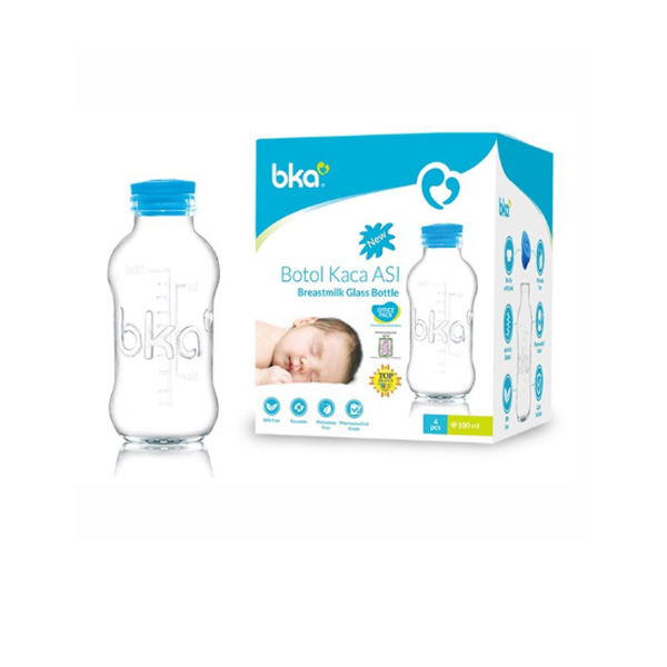 BKA Breastmilk Glass Bottle 100ml (4pcs)