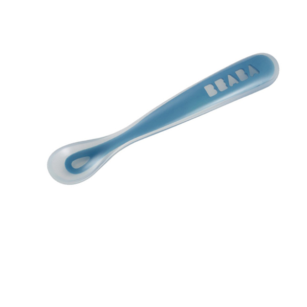 Beaba 1st Meal Silicone Spoons - Blue