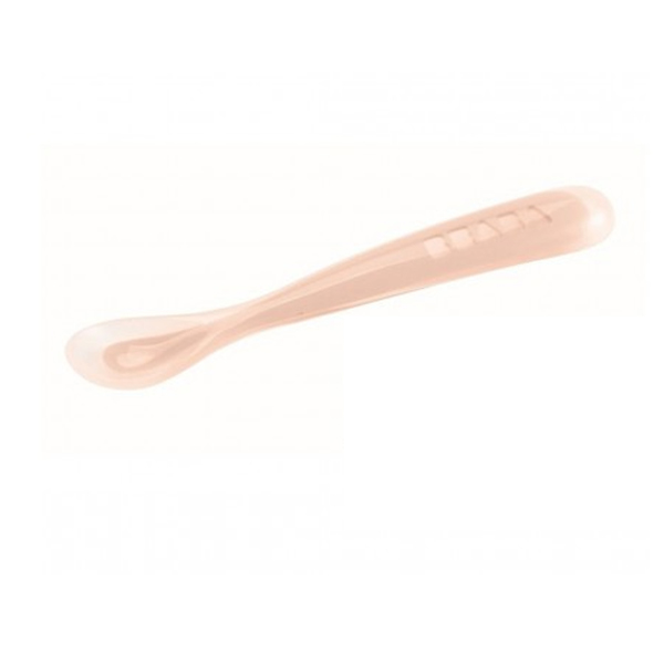 Beaba 1st Meal Silicone Spoons - Nude