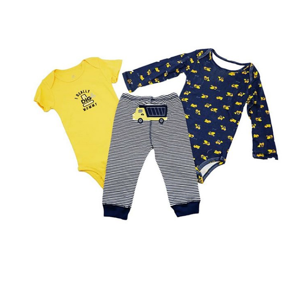 Catell Love Truck Set 3in1 in Navy Yellow