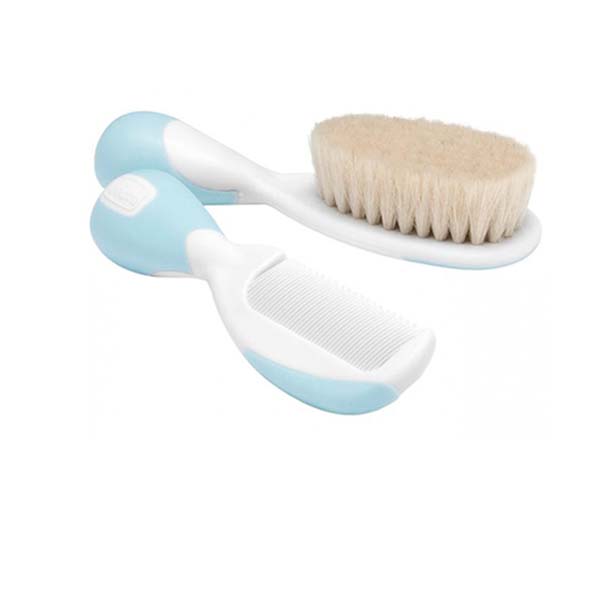 Chicco Brush and Comb - Light Blue