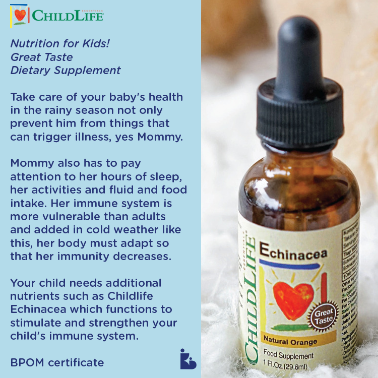 ChildLife Echinacea Natural Orange Flavour 29.6ml BPOM