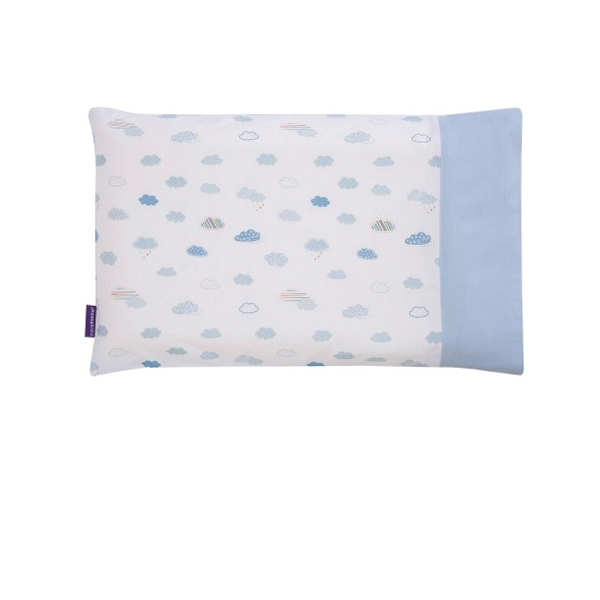 Clevamama Pram Pillow Case - Blue