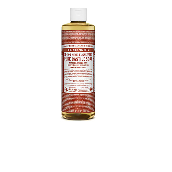 Dr. Bronner's Pure Castile Liquid Soap 473ml - Eucalyptus