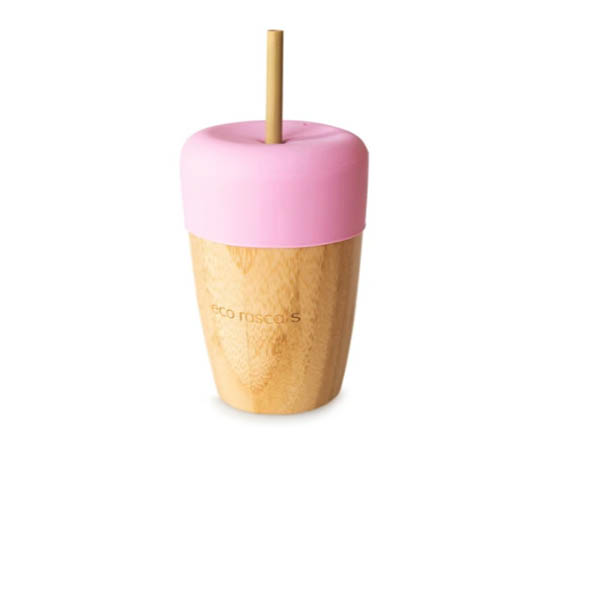 Ecorascals Bamboo Large Cup - Pink