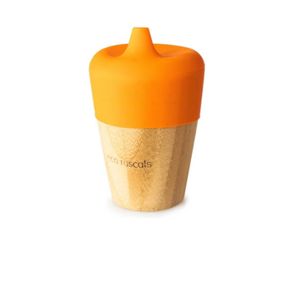 Ecorascals Bamboo Small Cup - Orange