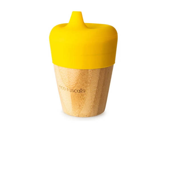 Ecorascals Bamboo Small Cup - Yellow