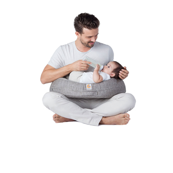 ErgoBaby Natural Curve Nursing Pillow - Grey