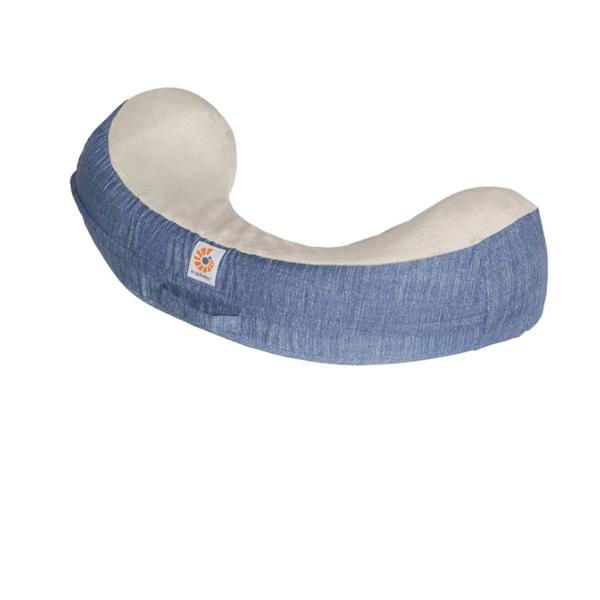 ErgoBaby Natural Curve Nursing Pillow - Vintage Blue