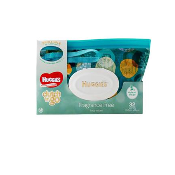 Huggies Clutch n Go Baby Wipes - Round