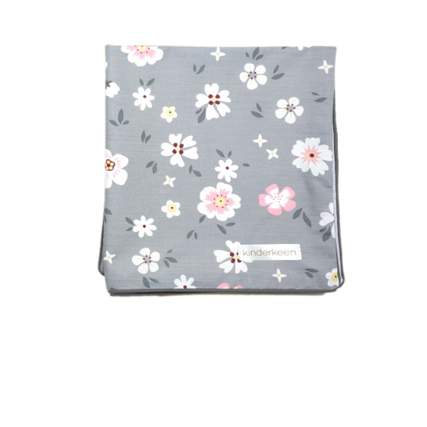 KinderKeen Waterproof Mat Travel Size - Fiori Grey