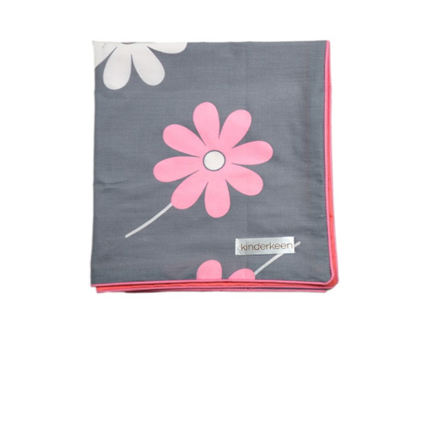 KinderKeen Waterproof Mat Travel Size - Grey Daisy