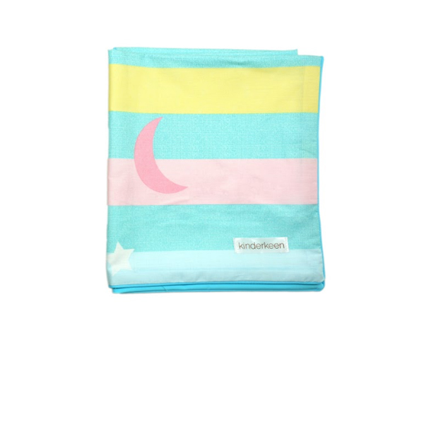 KinderKeen Waterproof Mat Travel Size - Pastel Star Moon