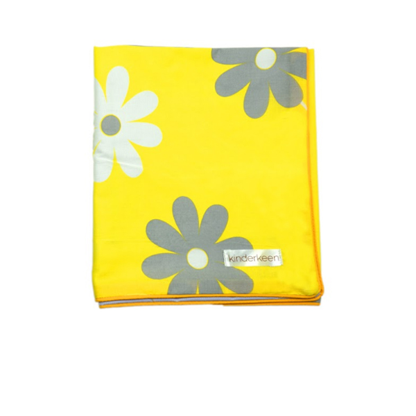 KinderKeen Waterproof Mat Travel Size - Yellow Daisy