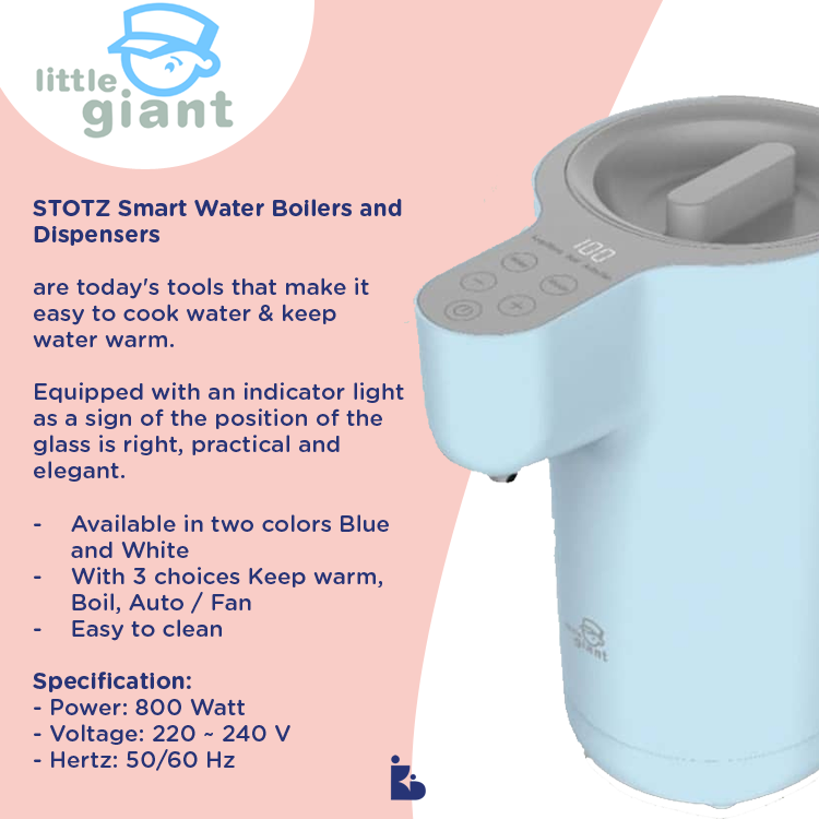 Little Giant STOTZ Smart Water Boiler and Dispenser - Blue