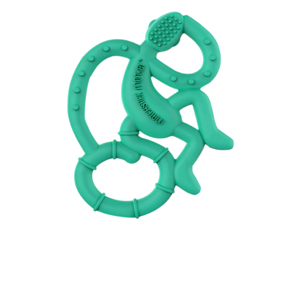 Matchstick Monkey Mini Teether - Green