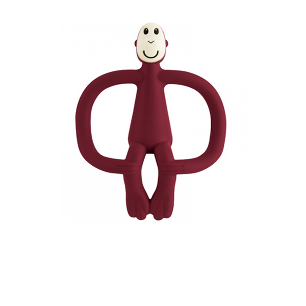 Matchstick Monkey Teething Toy - Claret