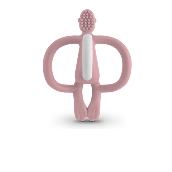 Matchstick Monkey Teething Toy - Dusty Pink