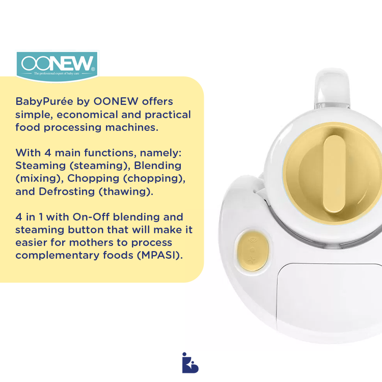 OONEW Petite Series 4in1 Baby Food Proccesor - Pink Salmon