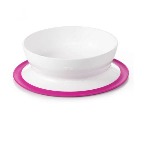 OXO Tot Stick & Stay Suction Bowl - Pink