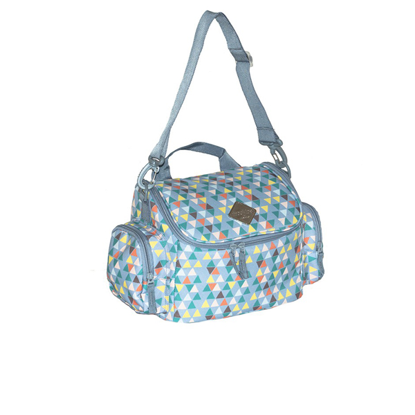 Okiedog Freckles Cooler Bag - Triangle Drop Blue