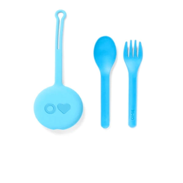 Omie Fork Spoon & Pod Set Capri Blue