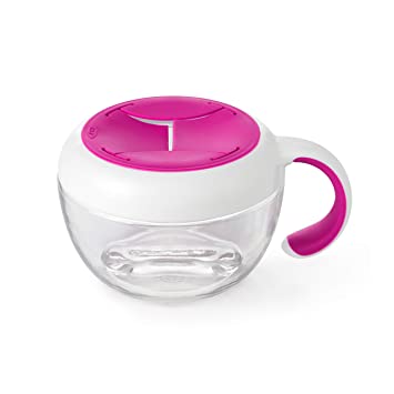 Oxo Tot Flippy Snack Cup - Pink