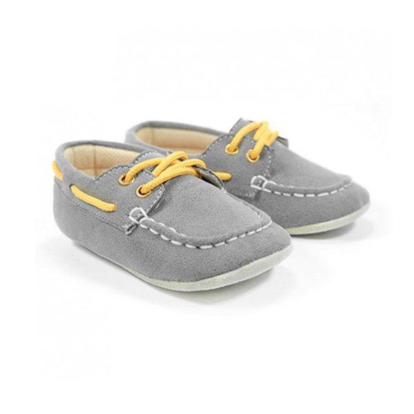 Hellomici Prewalker Moccasin Grey Size 1