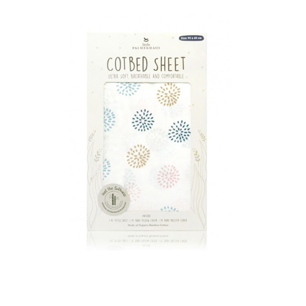 Little Palmerhaus Cot Bed Sheet 150x90cm - Flare