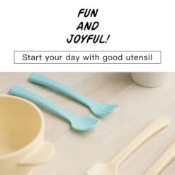 Simba Spoon & Fork Set - Coral