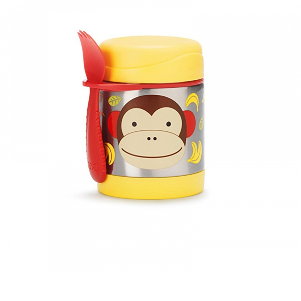 Skiphop Zoo Insulated Food Jar Monkey 325ml