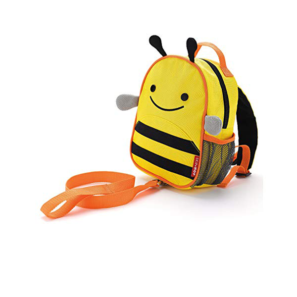 Skiphop Zoo-let Mini Backpack With Rein - Bee