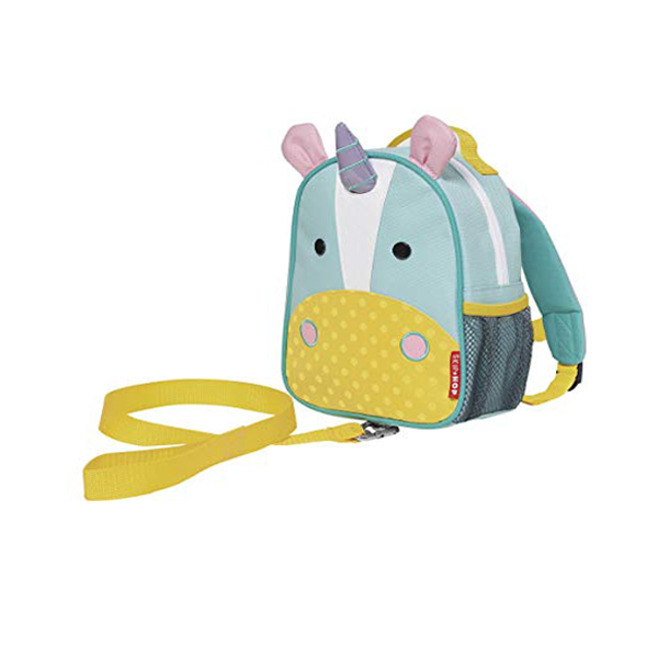 Skiphop Zoo-let Mini Backpack With Rein - Unicorn