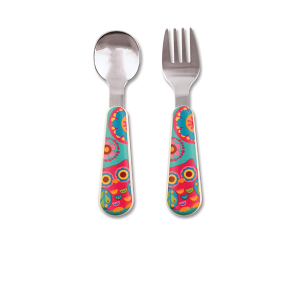 Stephen Joseph Silverware Set Owl (F14)