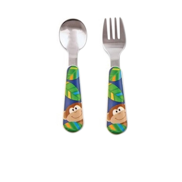 Stephen Joseph Silverware Set monkey (F14)