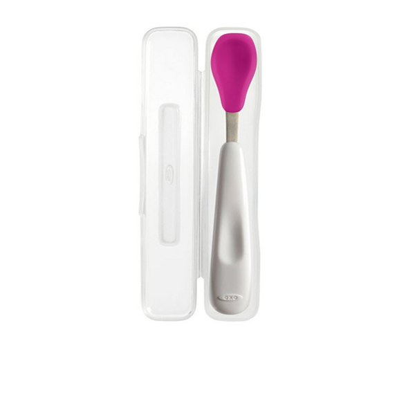 OXO Tot On-the-Go Feeding Spoon Pink