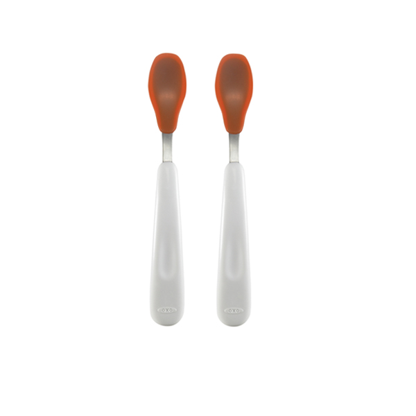 OXO Tot Feeding Spoon Set Orange